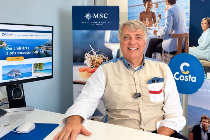 Patrick Gaudfrin dans son bureau